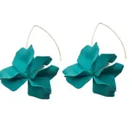 MULTIPLE COLORS: Pretty Bloom Earrings 3"