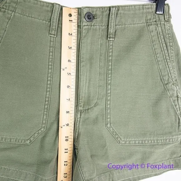 NEW‎ Madewell Relaxed Military Shorts, size 25