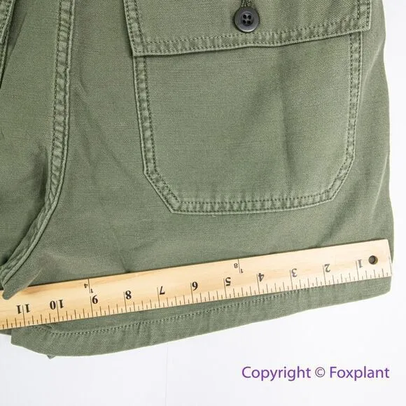 NEW‎ Madewell Relaxed Military Shorts, size 25