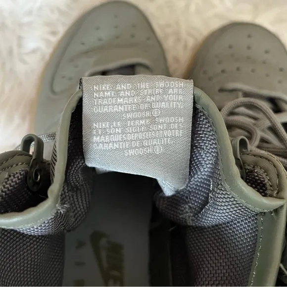 {Nike} SF Air Force 1 Mid Sneakers in Dark Stucco - Women’s 6