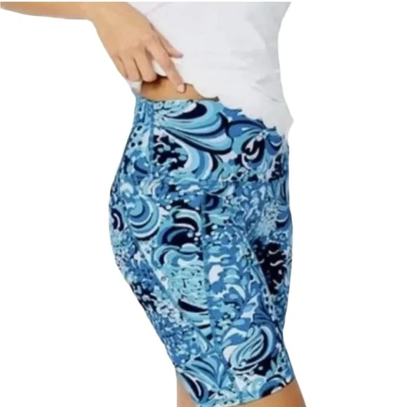 NWT Lilly Pulitzer South Beach High Rise Luxletic Athletic Shorts - XS