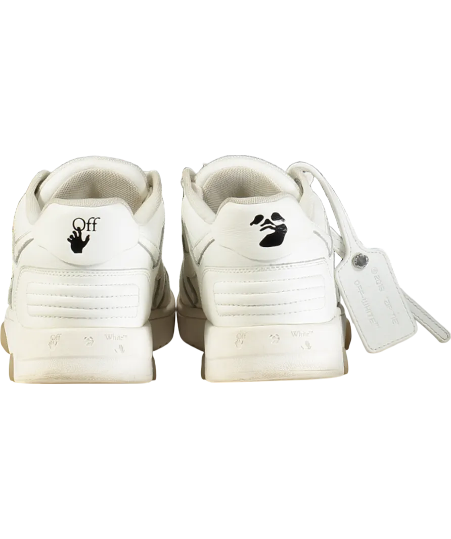 Off-White White Out Of Office Calf Leather Sneaker UK 6 EU 40 👞