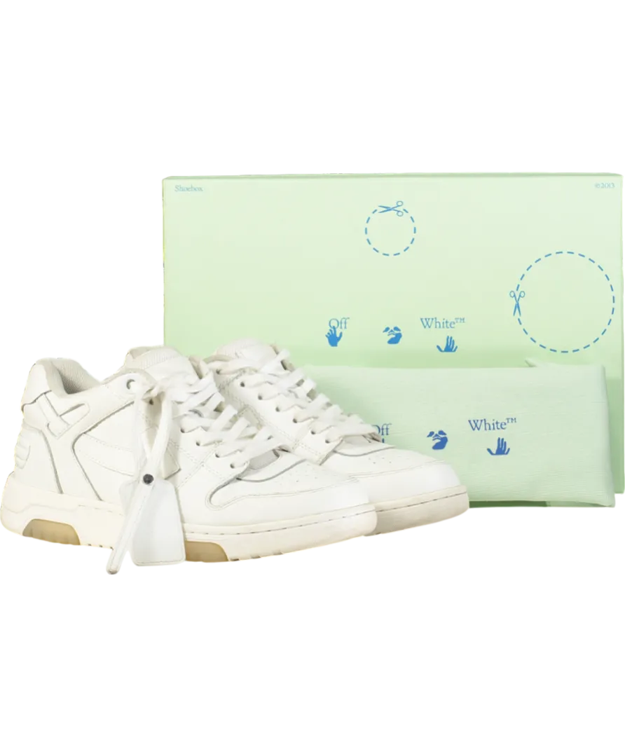 Off-White White Out Of Office Calf Leather Sneaker UK 6 EU 40 👞