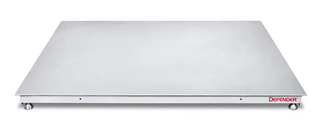 Ohaus i-DF5000C1X Defender 3000 Washdown Floor Scale Platform, 5000 lb, 5' x 5', NTEP