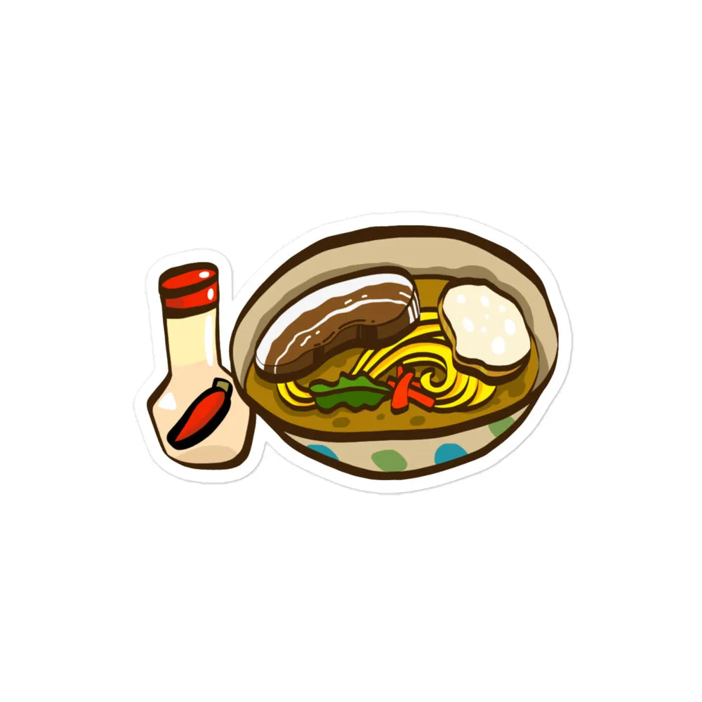 Okinawa Soba Waterproof Sticker