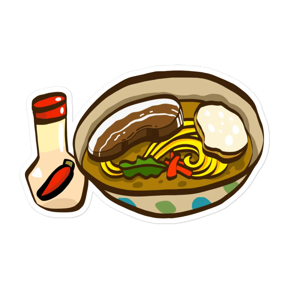 Okinawa Soba Waterproof Sticker