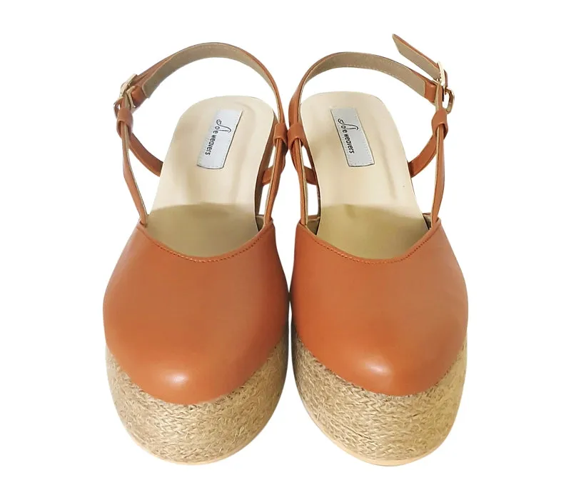 Opaline Mules with Wedge Heels