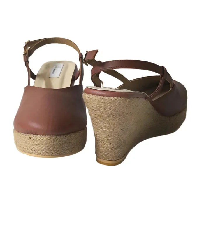 Opaline Mules with Wedge Heels