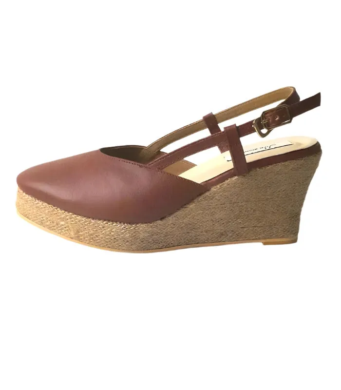Opaline Mules with Wedge Heels