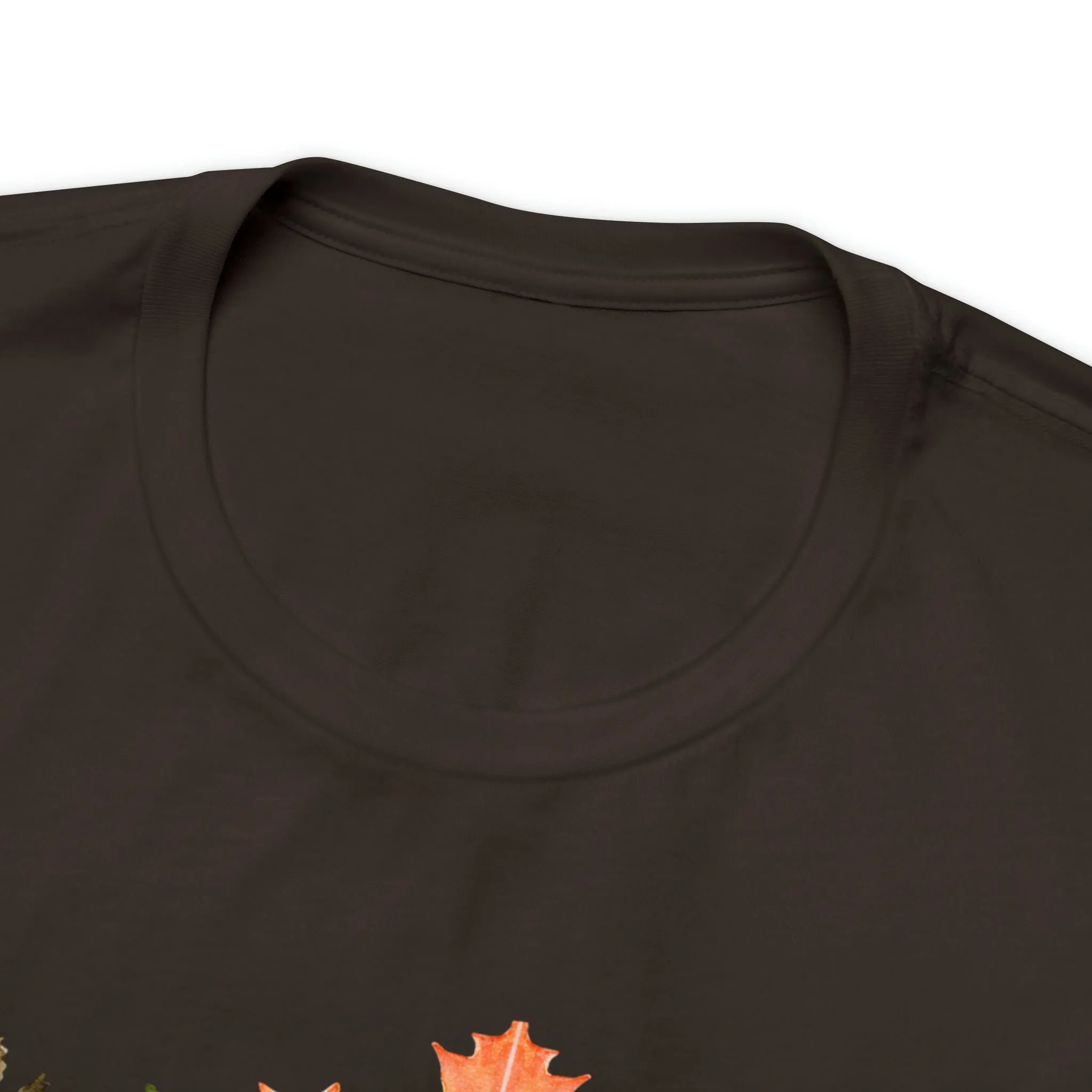 Orange Leaves Hello Fall T-Shirt | Fall  Tee |  Bella Canvas 3001 Unisex |  Thanksgiving Season Short Sleeve Tshirt