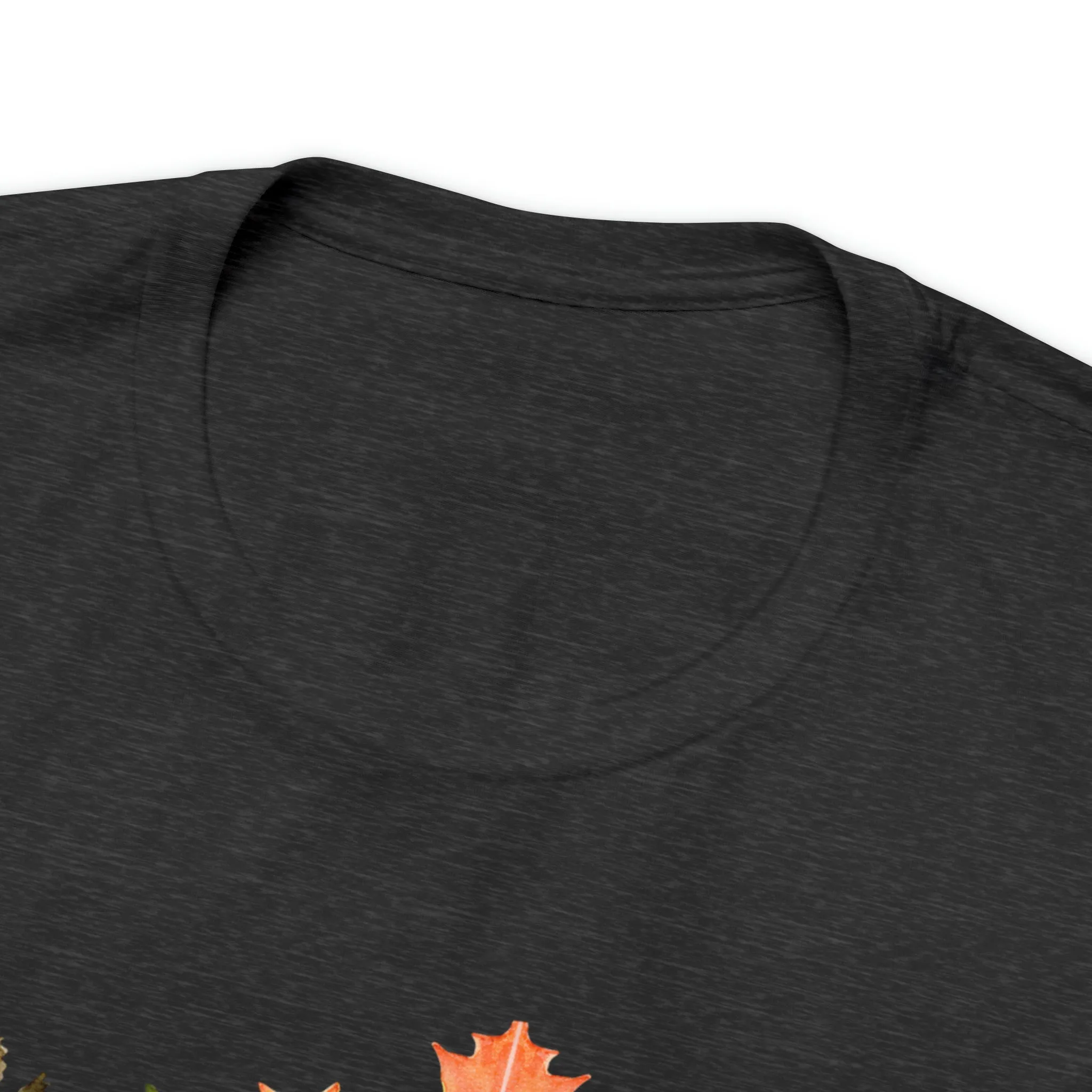 Orange Leaves Hello Fall T-Shirt | Fall  Tee |  Bella Canvas 3001 Unisex |  Thanksgiving Season Short Sleeve Tshirt
