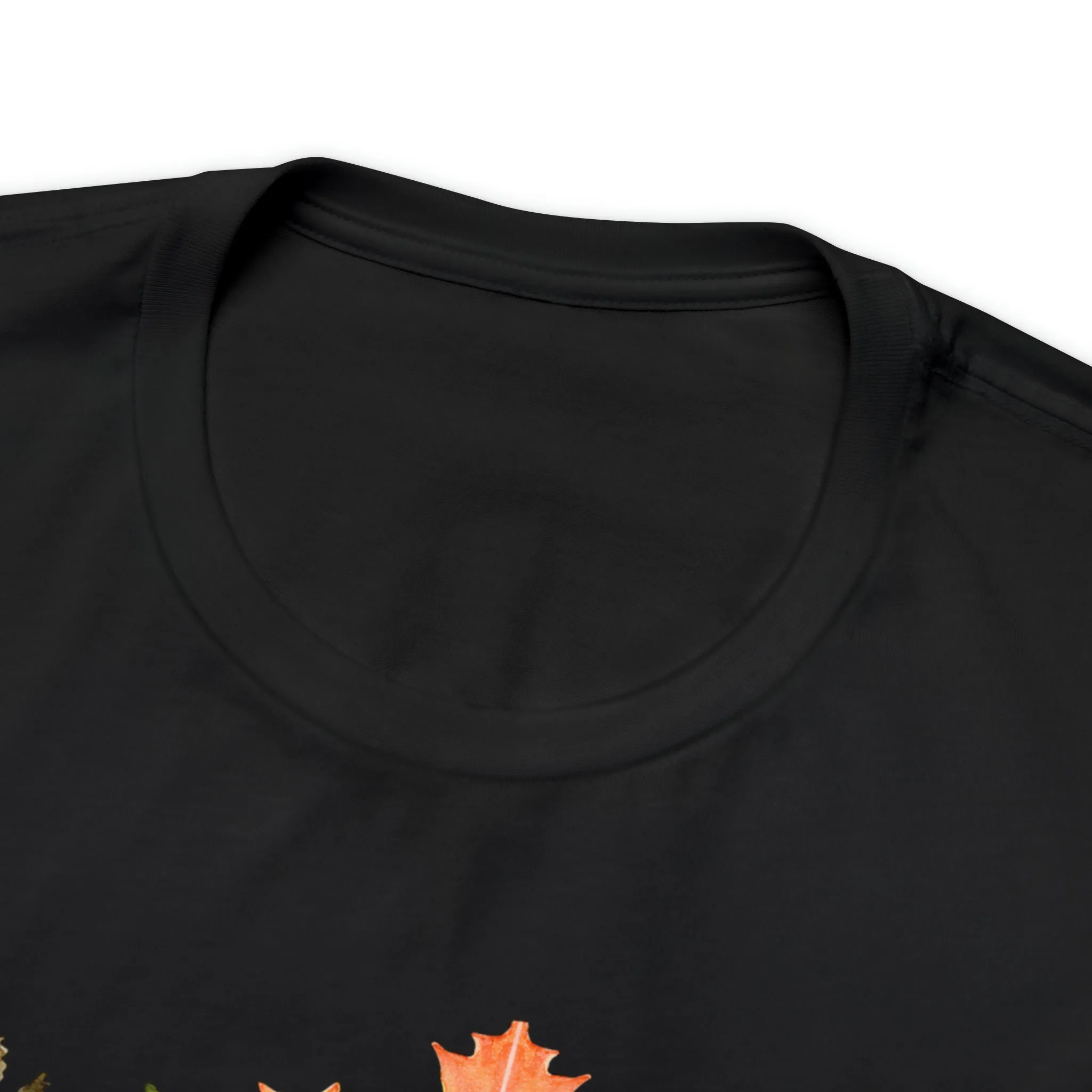 Orange Leaves Hello Fall T-Shirt | Fall  Tee |  Bella Canvas 3001 Unisex |  Thanksgiving Season Short Sleeve Tshirt