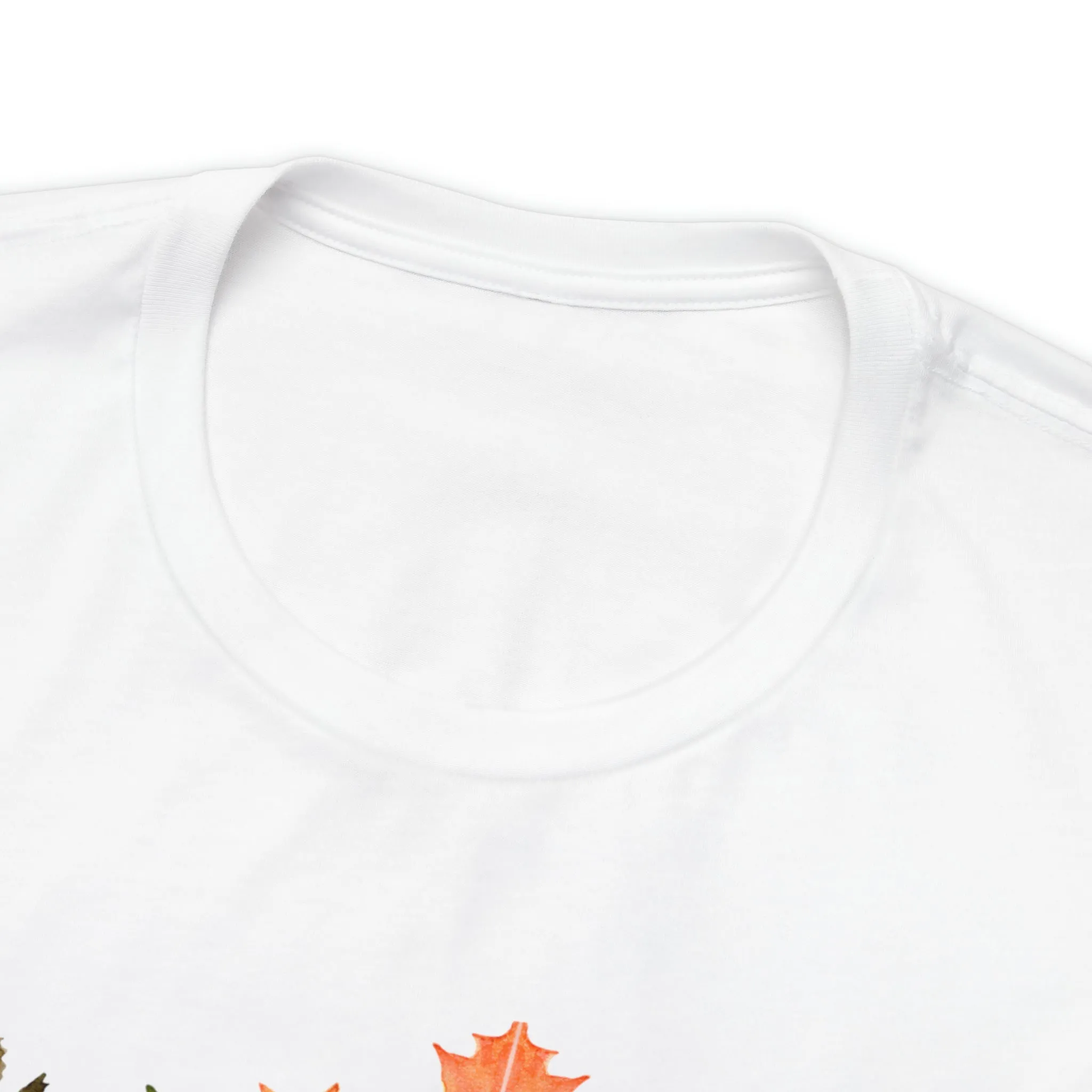 Orange Leaves Hello Fall T-Shirt | Fall  Tee |  Bella Canvas 3001 Unisex |  Thanksgiving Season Short Sleeve Tshirt