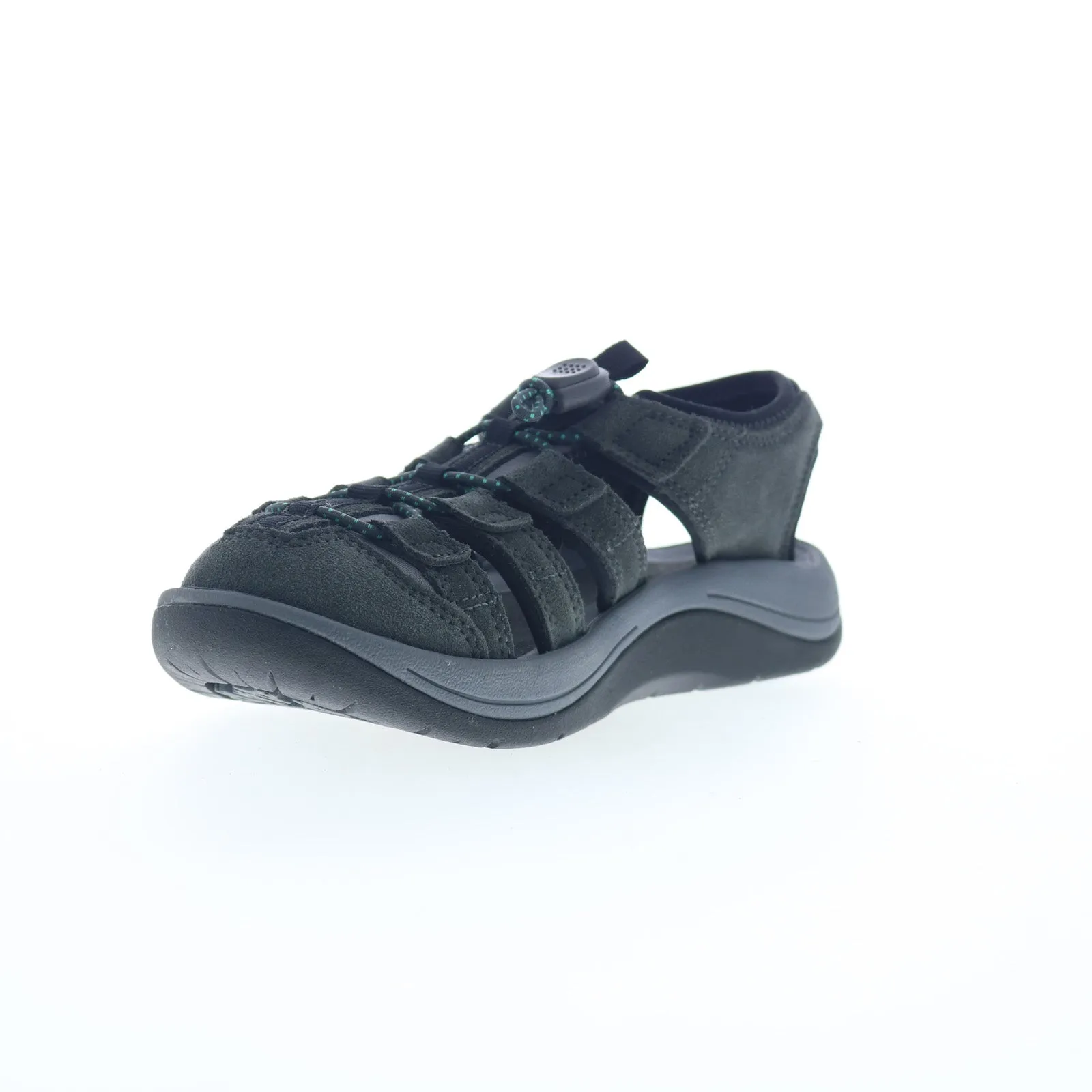 Original Muck Wanderer WWS100 Womens Gray Suede Slip On Sport Sandals Shoes