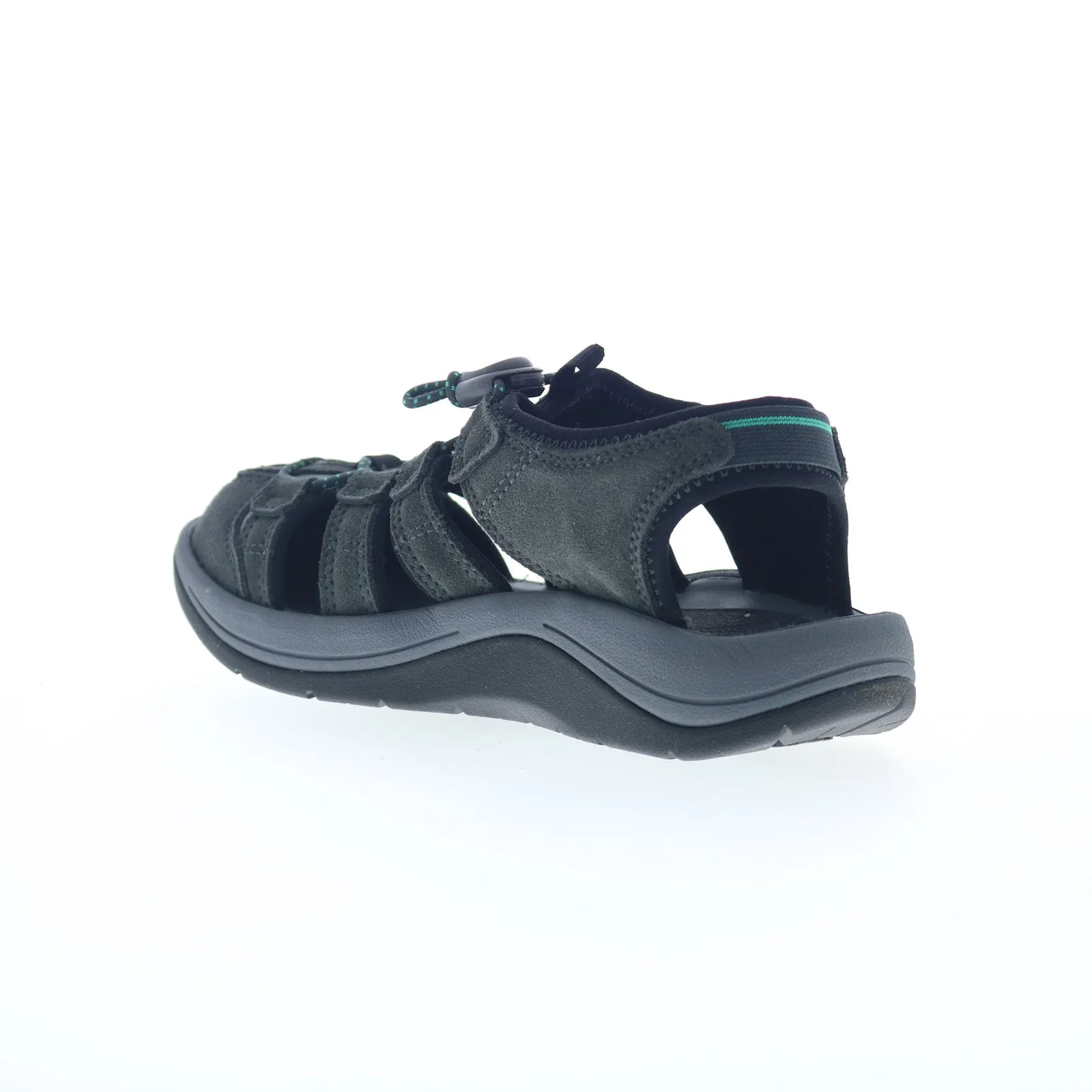 Original Muck Wanderer WWS100 Womens Gray Suede Slip On Sport Sandals Shoes