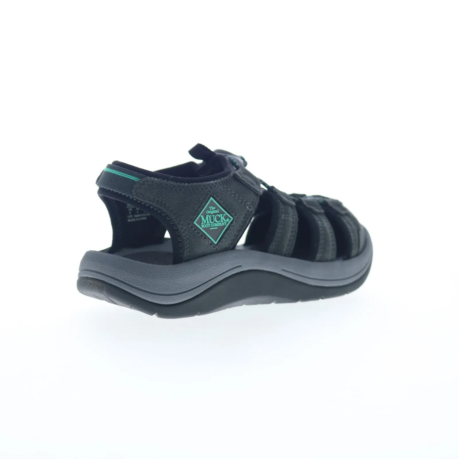 Original Muck Wanderer WWS100 Womens Gray Suede Slip On Sport Sandals Shoes