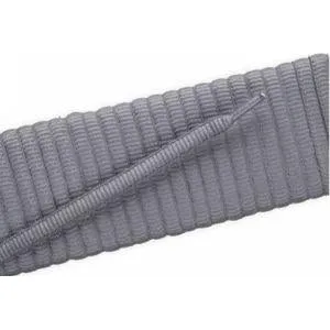 Oval Athletic Laces - Gray (2 Pair Pack) Shoelaces