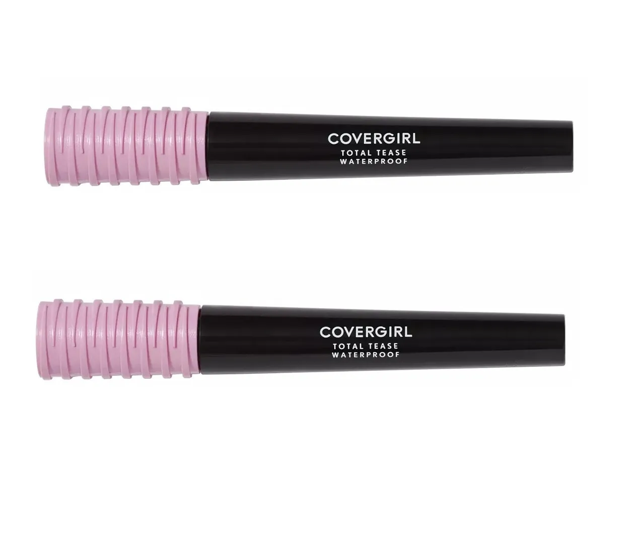 Pack of 2 CoverGirl Total Tease Waterproof Mascara, Black 830