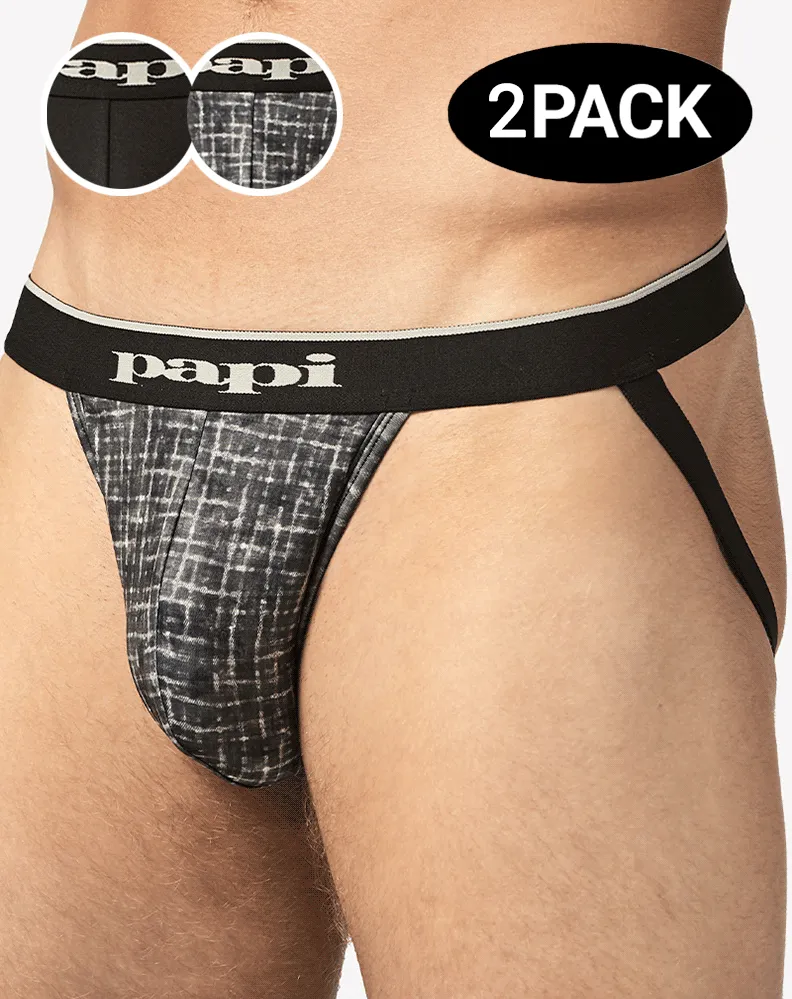 Papi Umpa049 Microflex Jockstrap Gray-texture