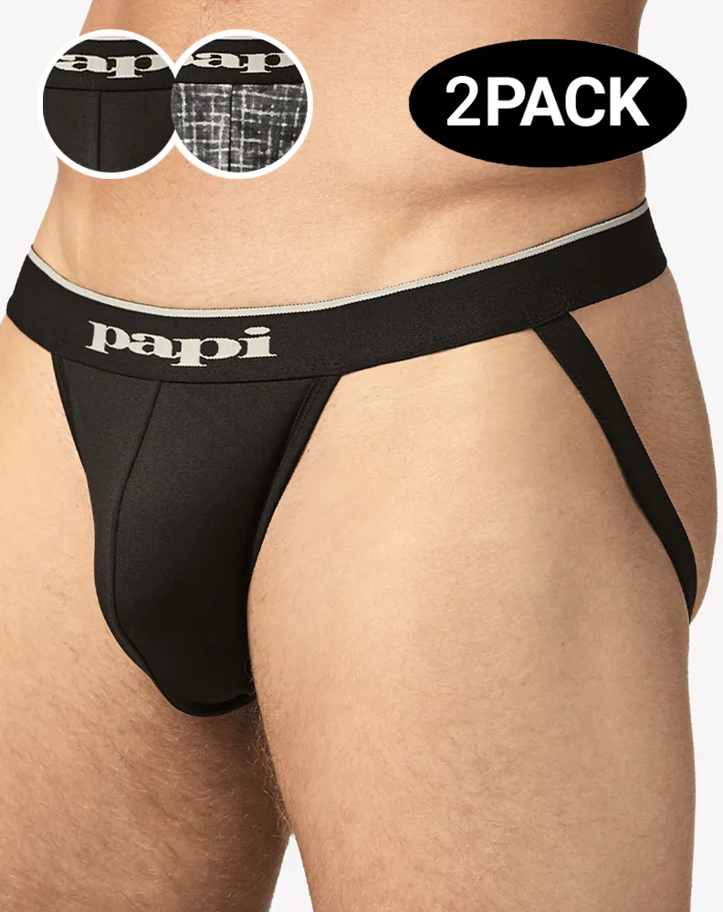 Papi Umpa049 Microflex Jockstrap Gray-texture