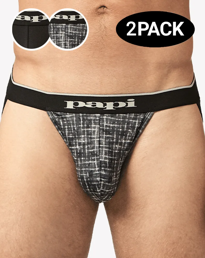 Papi Umpa049 Microflex Jockstrap Gray-texture
