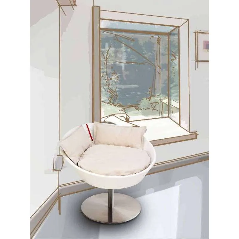 Pet Interiors Cosmo Buffalo Leather Deluxe Cat Bed