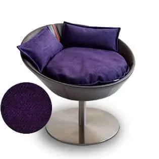 Pet Interiors Cosmo Buffalo Leather Deluxe Cat Bed
