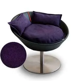 Pet Interiors Cosmo Buffalo Leather Deluxe Cat Bed