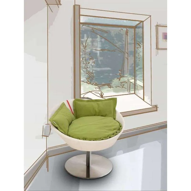 Pet Interiors Cosmo Buffalo Leather Deluxe Cat Bed