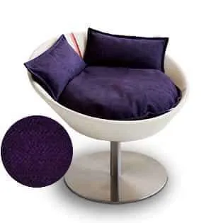 Pet Interiors Cosmo Buffalo Leather Deluxe Cat Bed