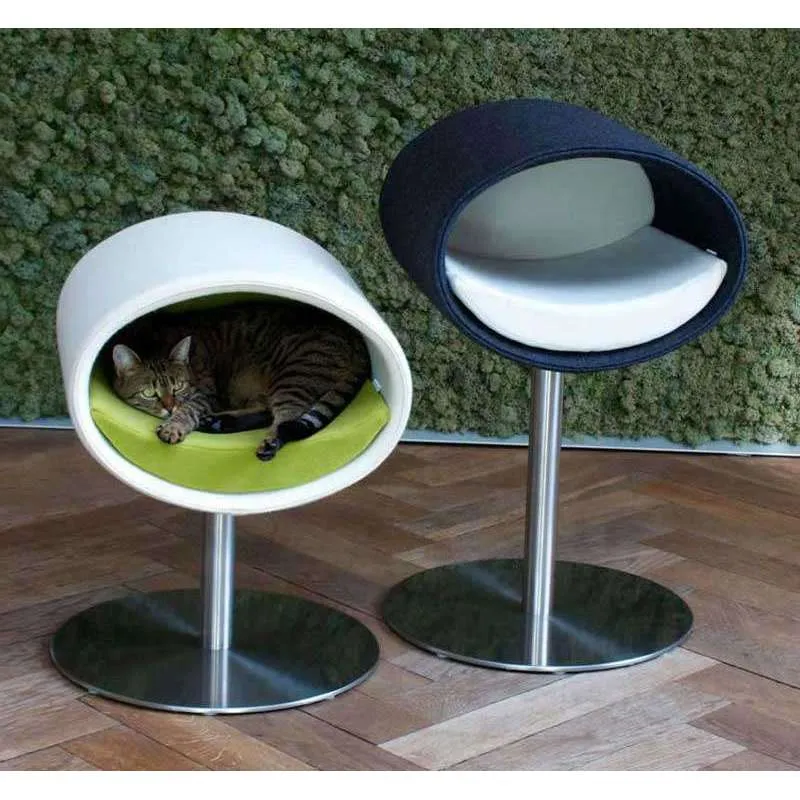 Pet Interiors Rondo Wicker Cat Bed Stand