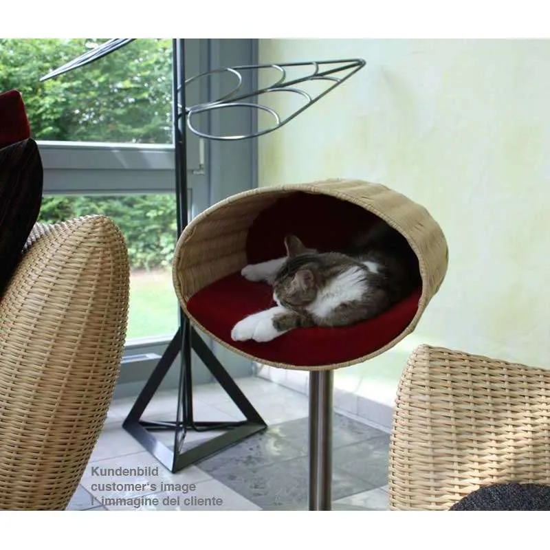 Pet Interiors Rondo Wicker Cat Bed Stand