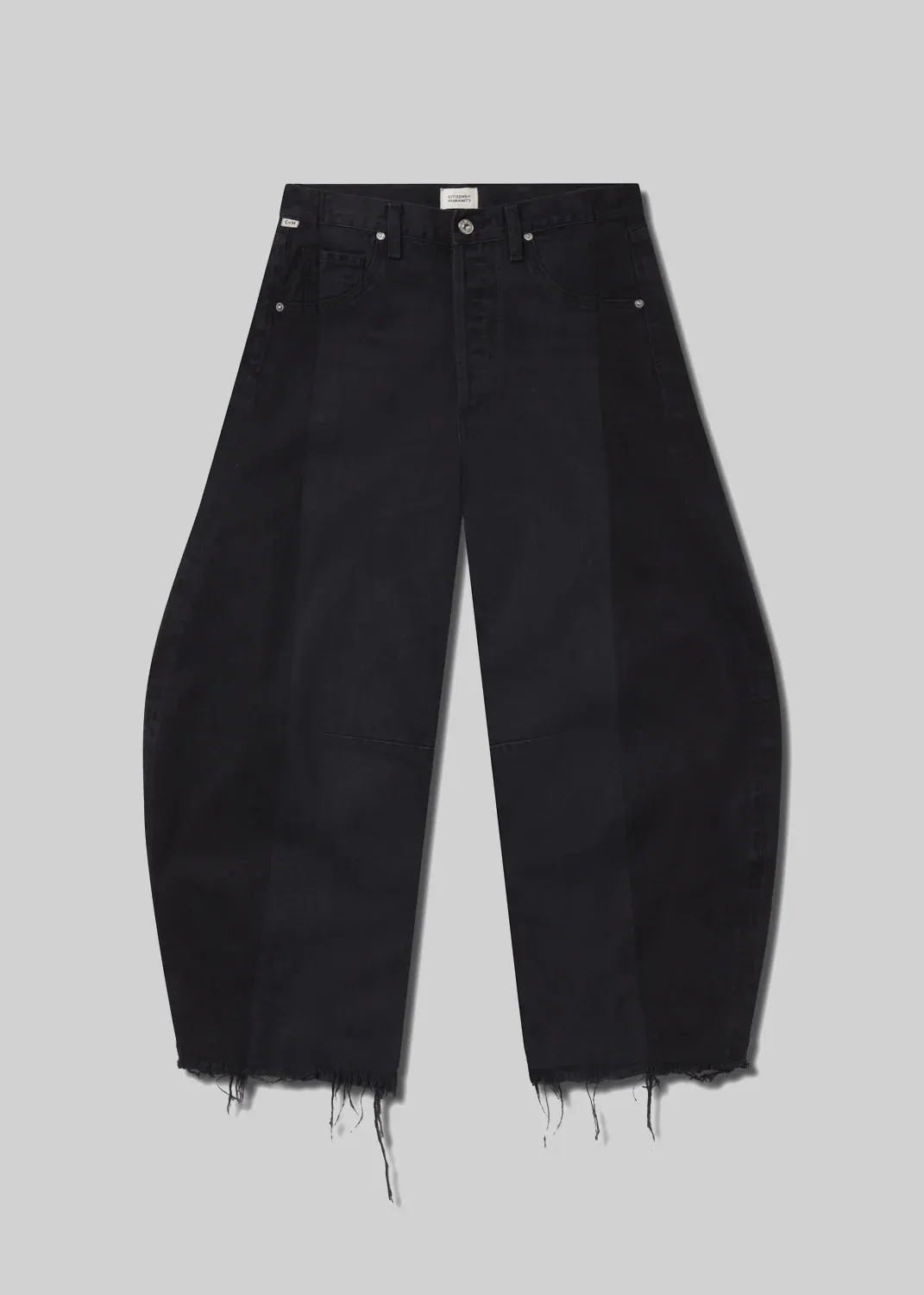 PIECED HORSESHOE JEAN IN STOUT