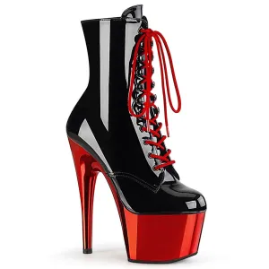 Pleaser Adore 1020 Black/Red Chrome