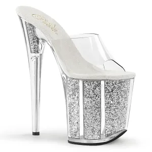 Pleaser Flamingo 801G Silver
