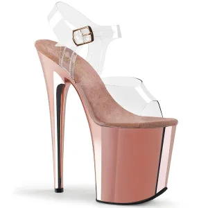 Pleaser Flamingo 808 Rose Gold