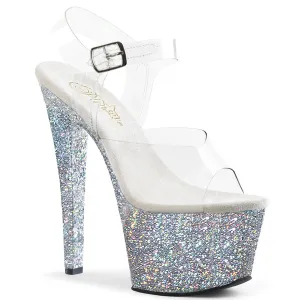 Pleaser Sky 308LG Silver