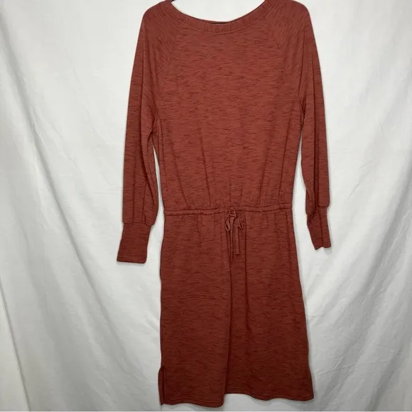 PrAna Long Sleeve Sweater Dress with Tie Waist NWT