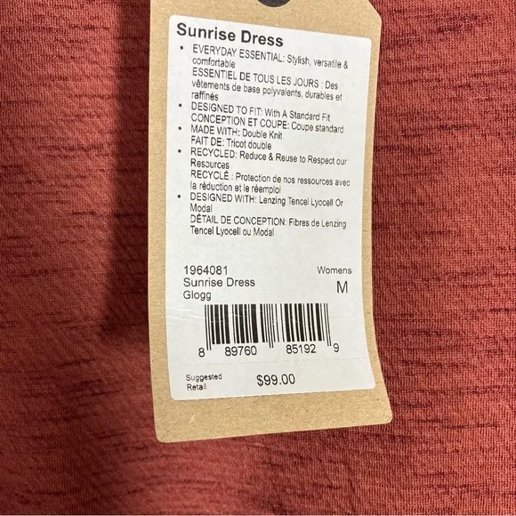 PrAna Long Sleeve Sweater Dress with Tie Waist NWT