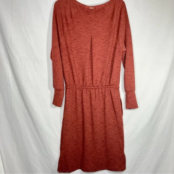 PrAna Long Sleeve Sweater Dress with Tie Waist NWT