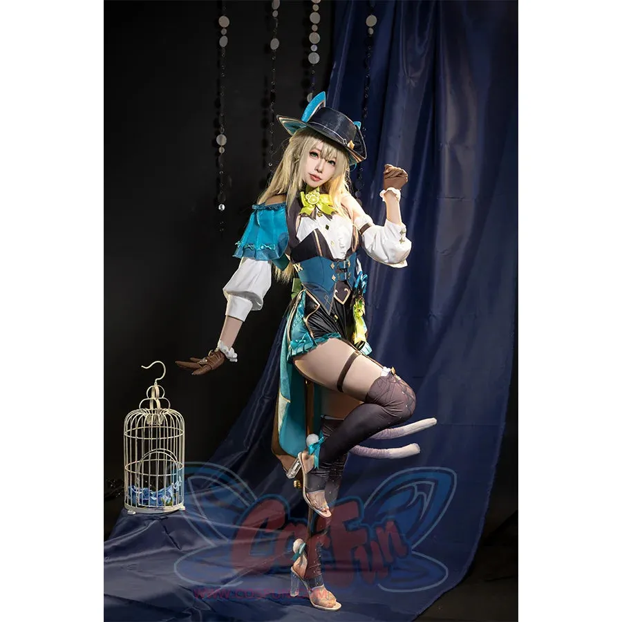 PRE-SALE Genshin Impact Kirara Cosplay Costume Phantom in Boots Outfit  C09116  AA