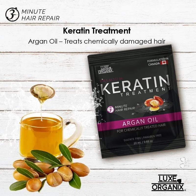 Premium Keratin Treatment Argan Oil For Chemically Treated Hair 6s