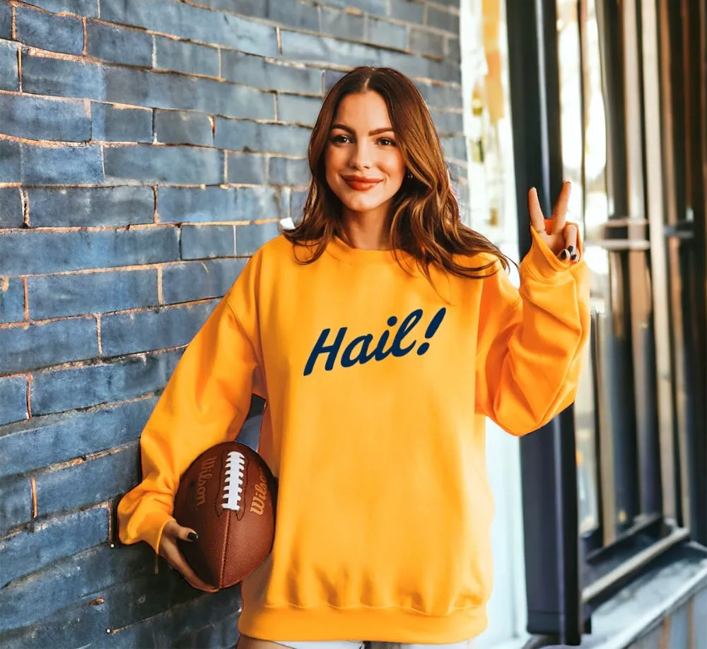 "Hail!" Relaxed Fit Classic Crew Unisex Sweatshirt