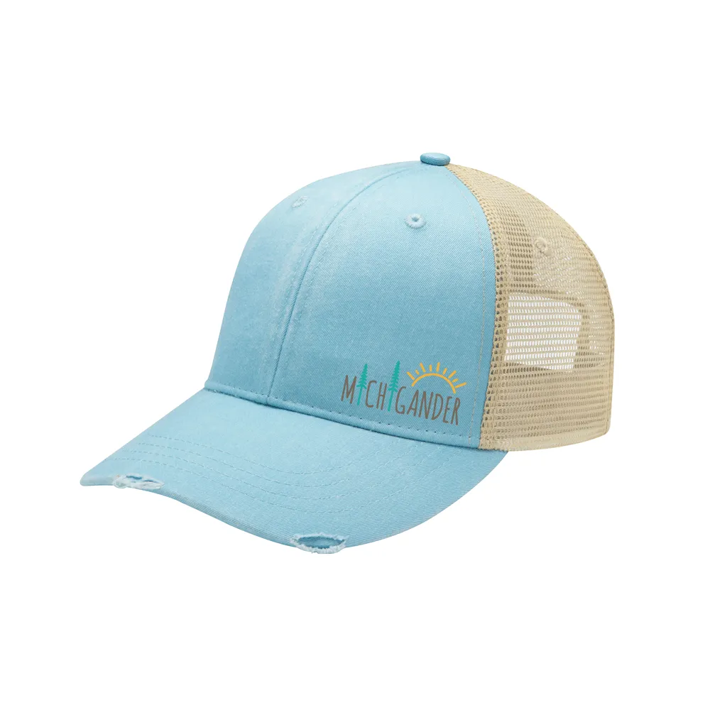 "Michigander" Distressed Comfort Hat