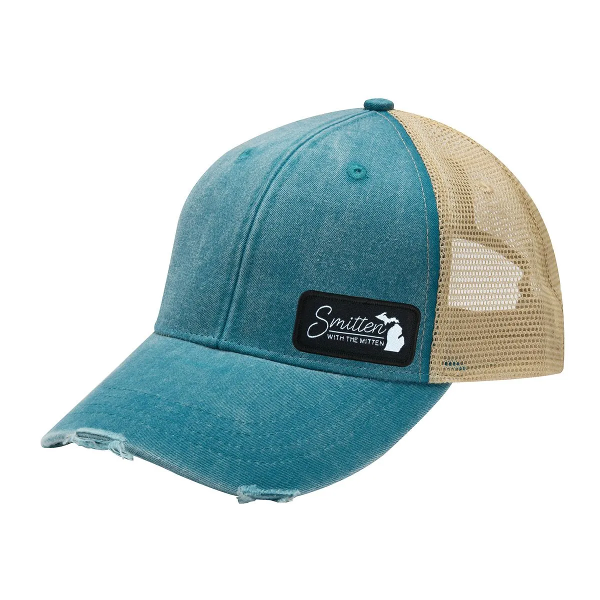 "Smitten With The Mitten" Distressed Comfort Hat