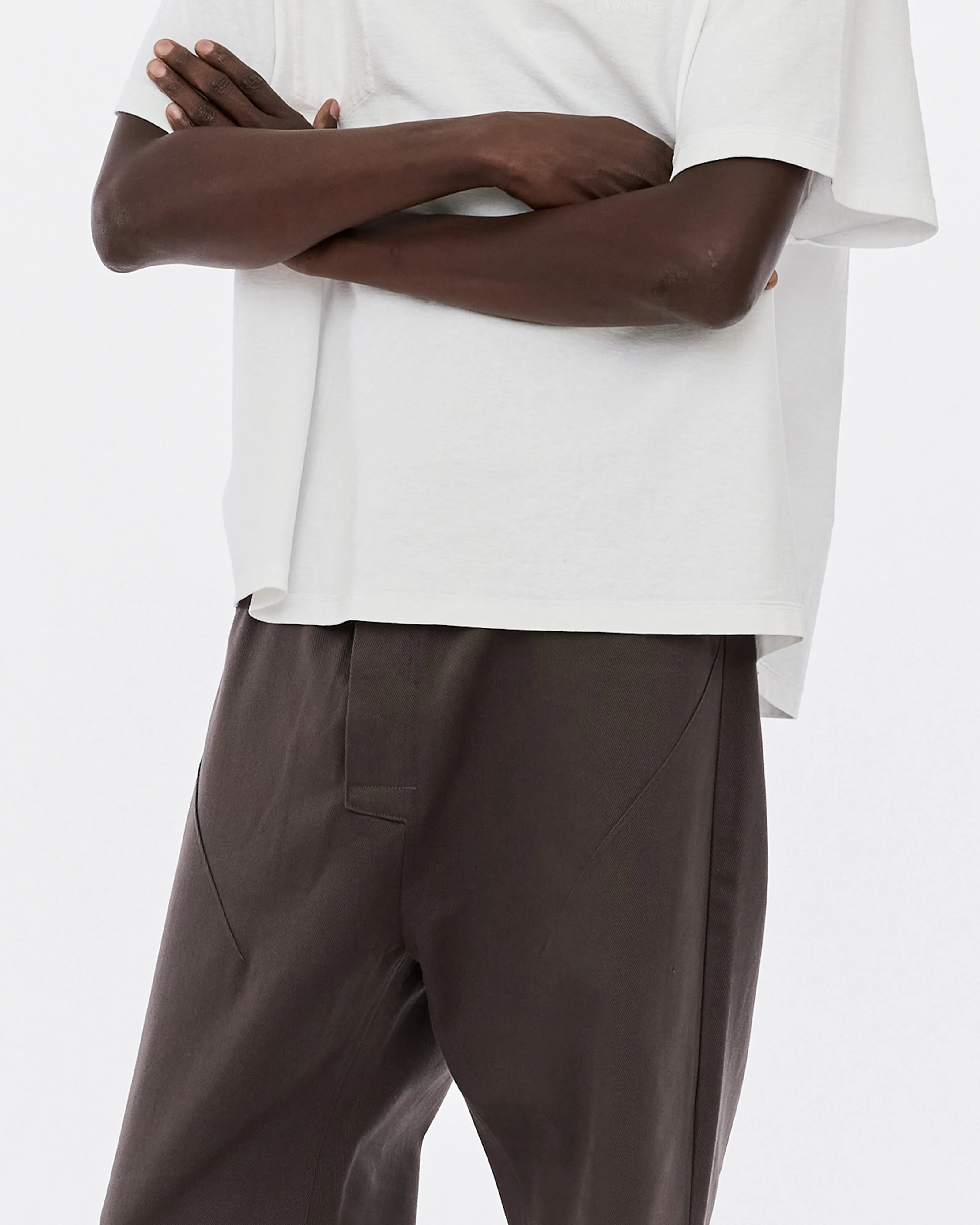 Relaxed Denim Pant, Grey
