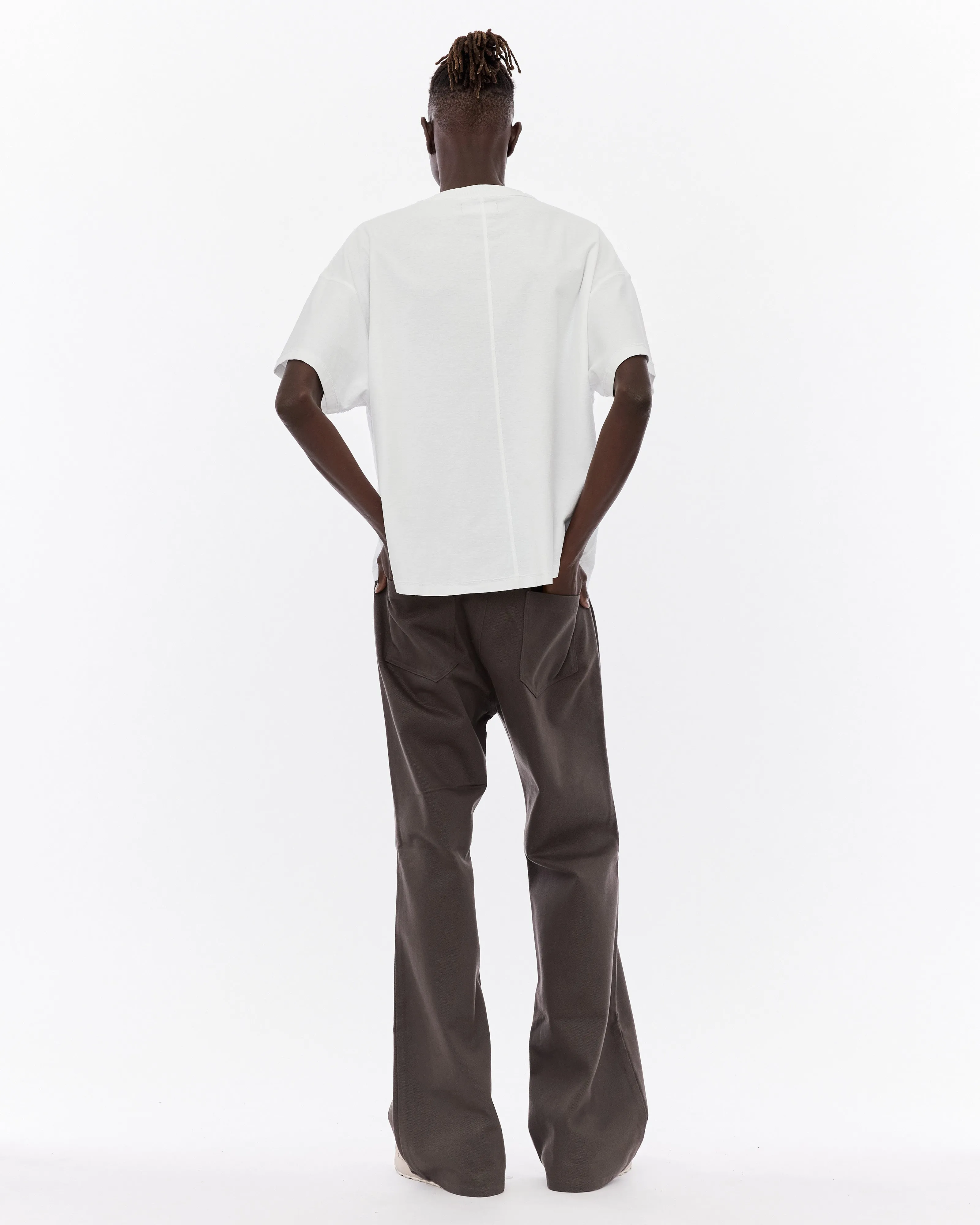 Relaxed Denim Pant, Grey