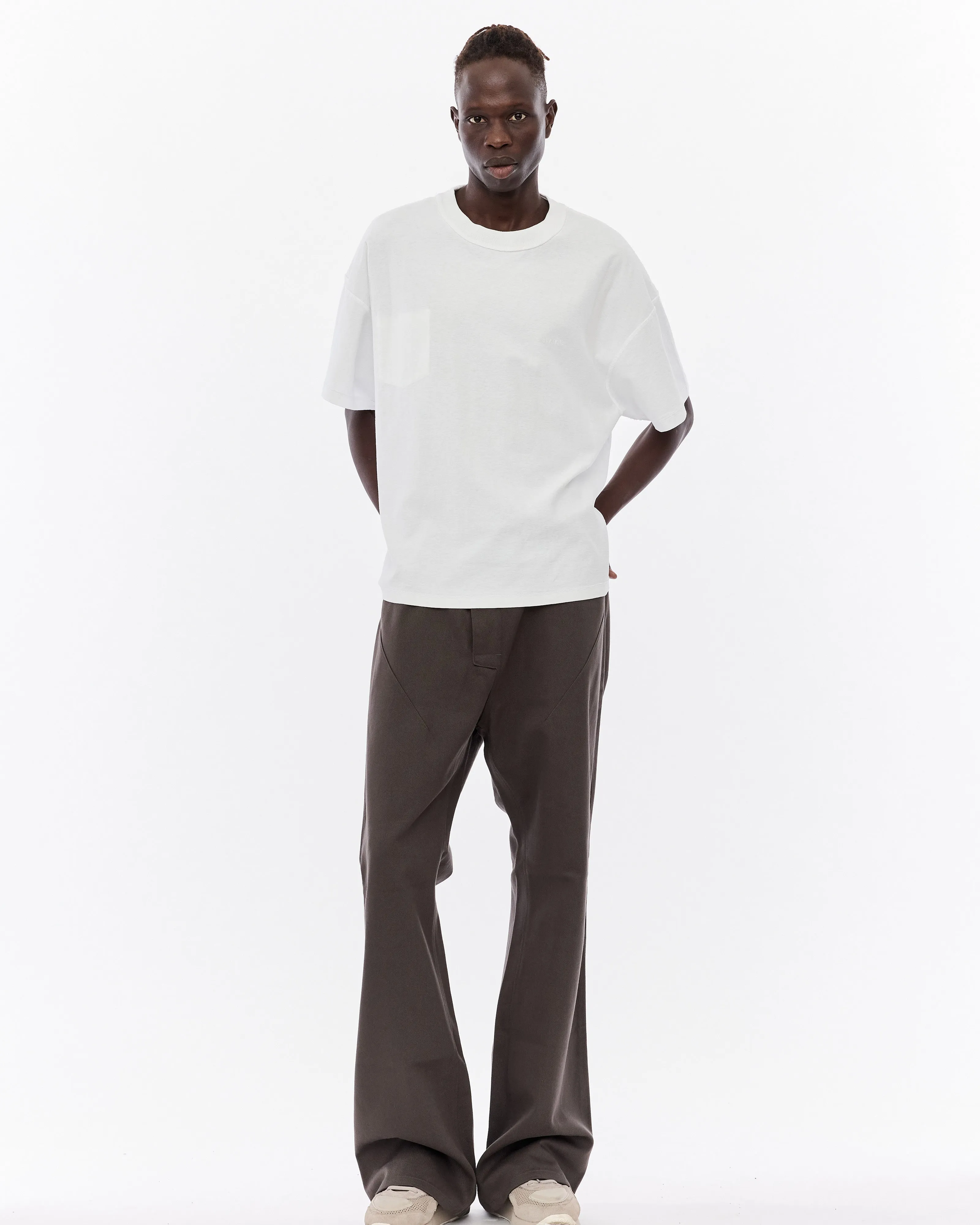 Relaxed Denim Pant, Grey