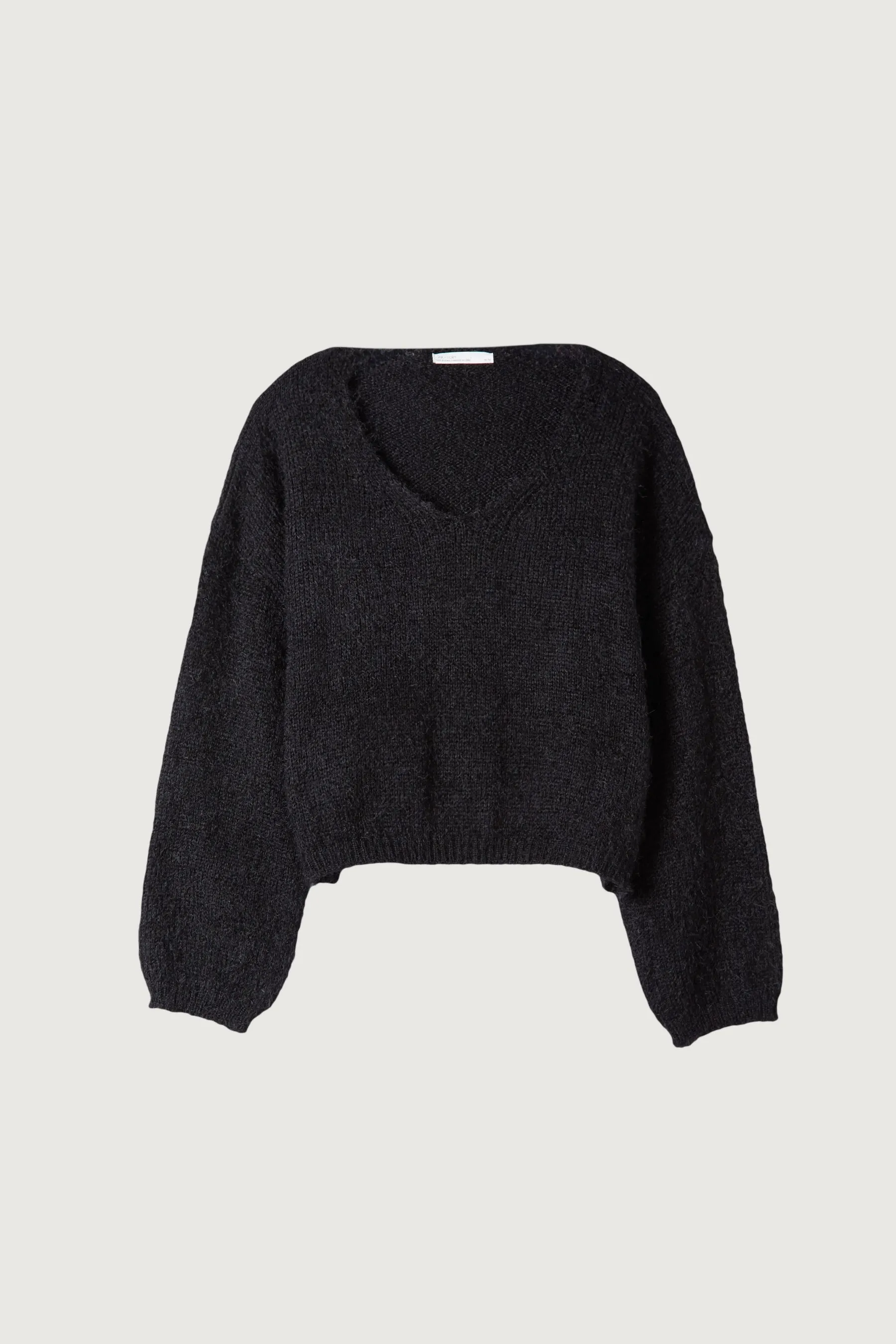 Relaxed Fit V-neck Sweater