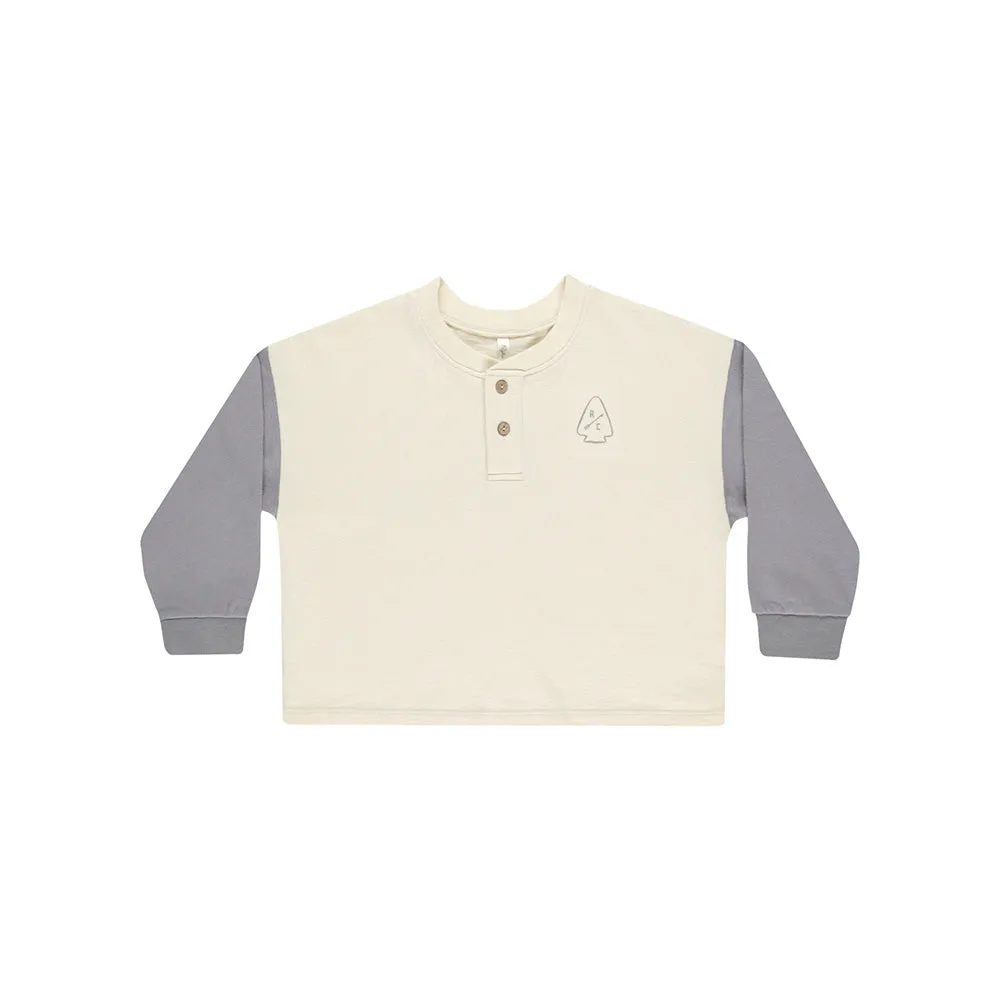 Relaxed Long Sleeve Henley | Explore
